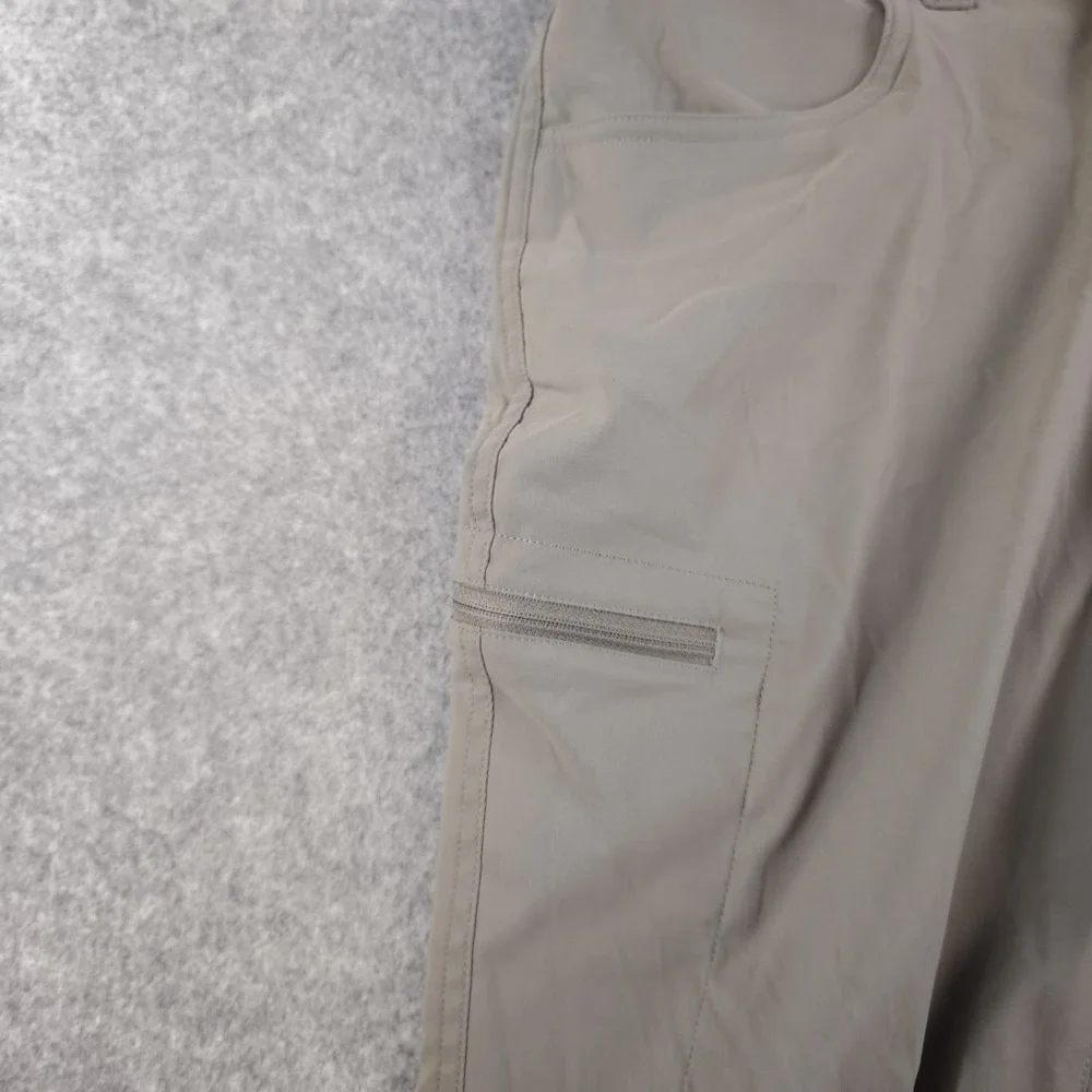 Orvis Pants Mens 30x32 Gray Zip Pocket Water Repellent Phone Pocket Hiking